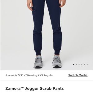 Figs: Zamora Jogger Scrubs, Navy Blue, Size Medium